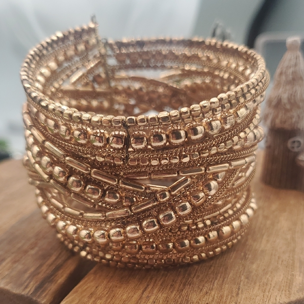 Showstopper India Bangle Bracelet Cuff Overflow‎
